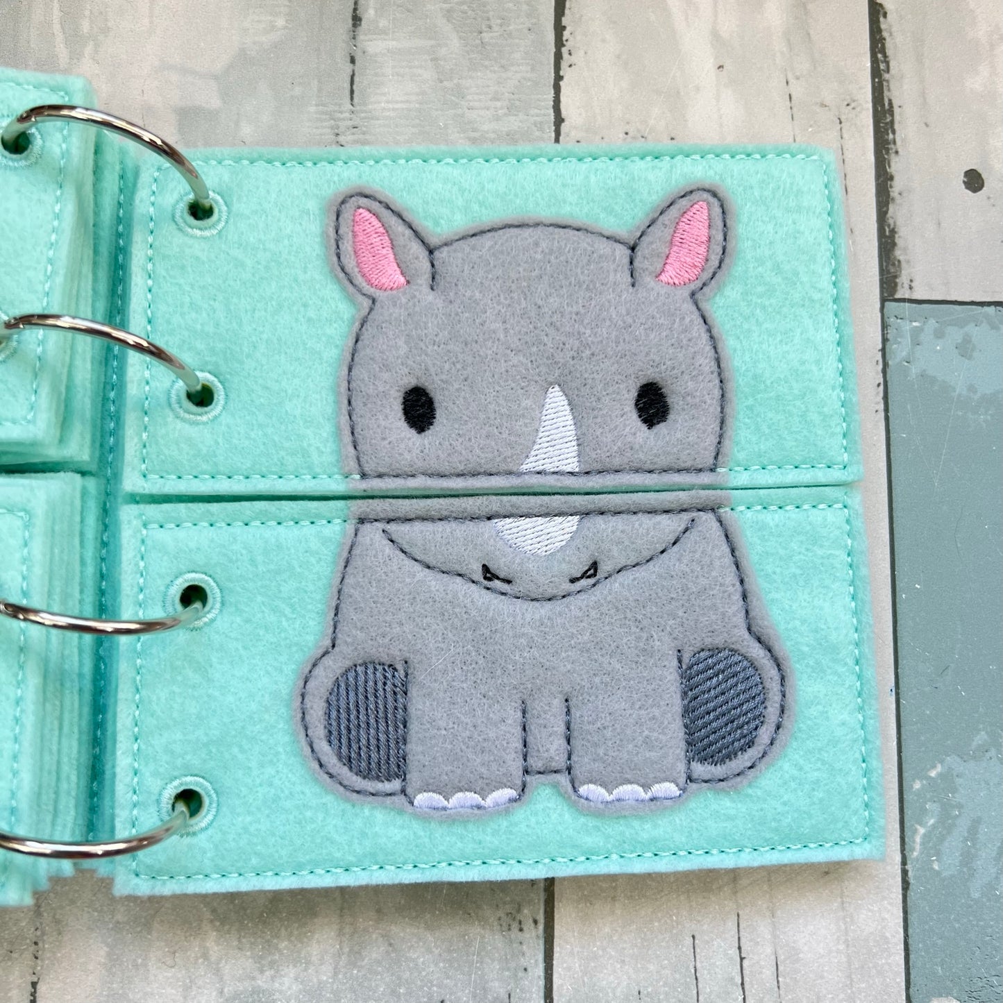 Zoo Flip Book • Felt Quiet Time Book