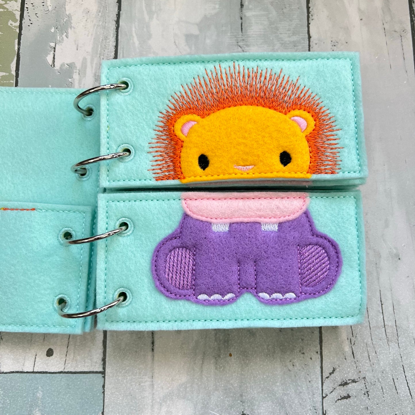 Zoo Flip Book • Felt Quiet Time Book