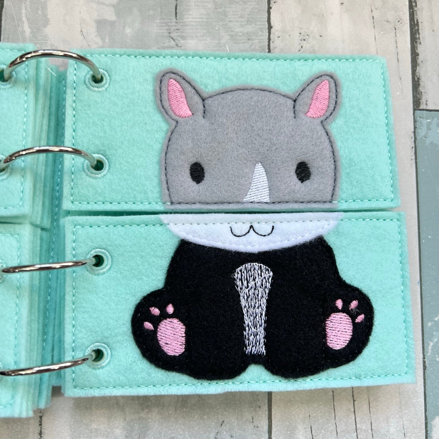 Zoo Flip Book • Felt Quiet Time Book