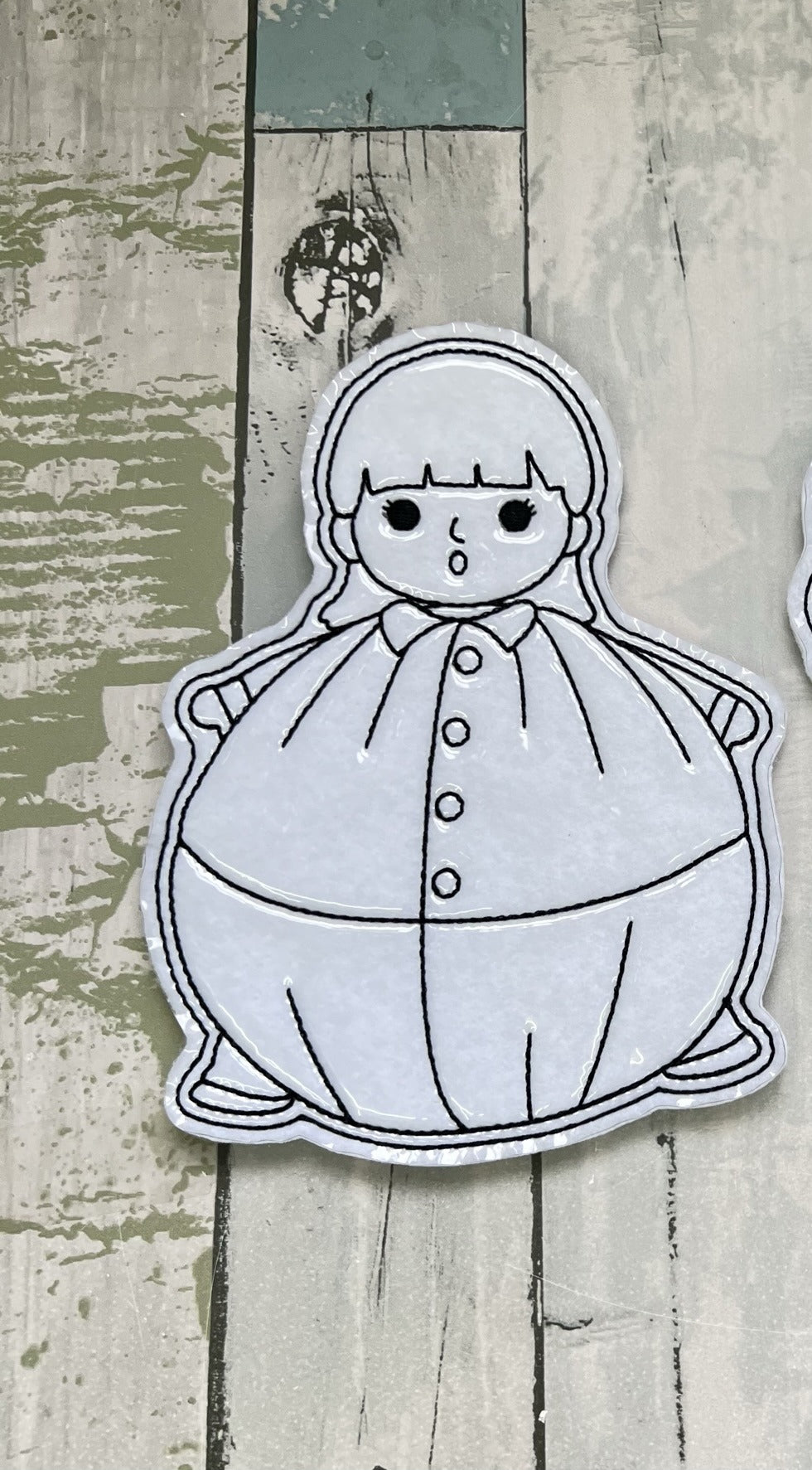 Chocolate Maker Colouring Dolls