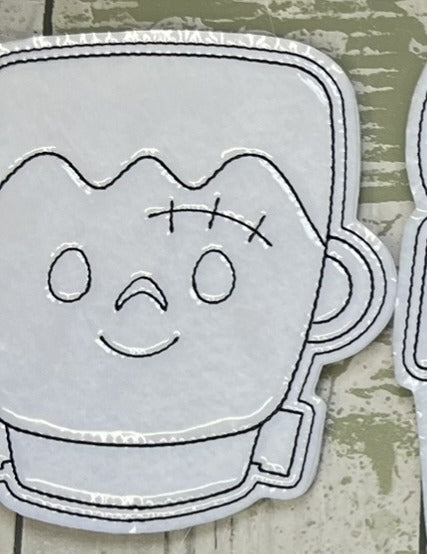 Halloween Set 5 Colouring Dolls