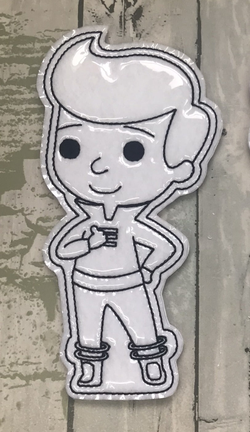 Futuristic Space Family Colouring Dolls