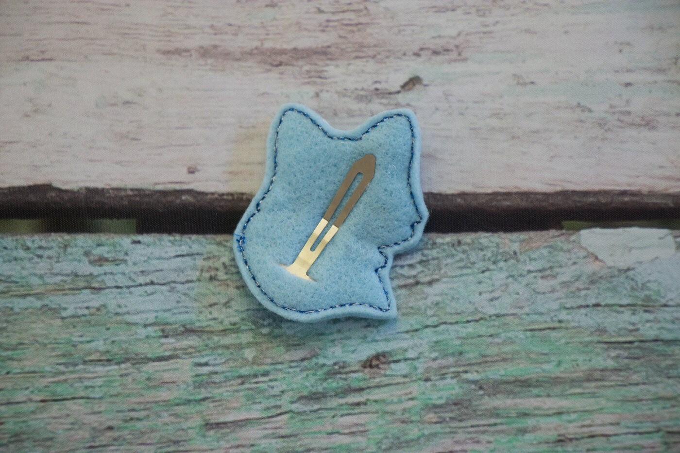 Fox Felt Snap Hair Clip