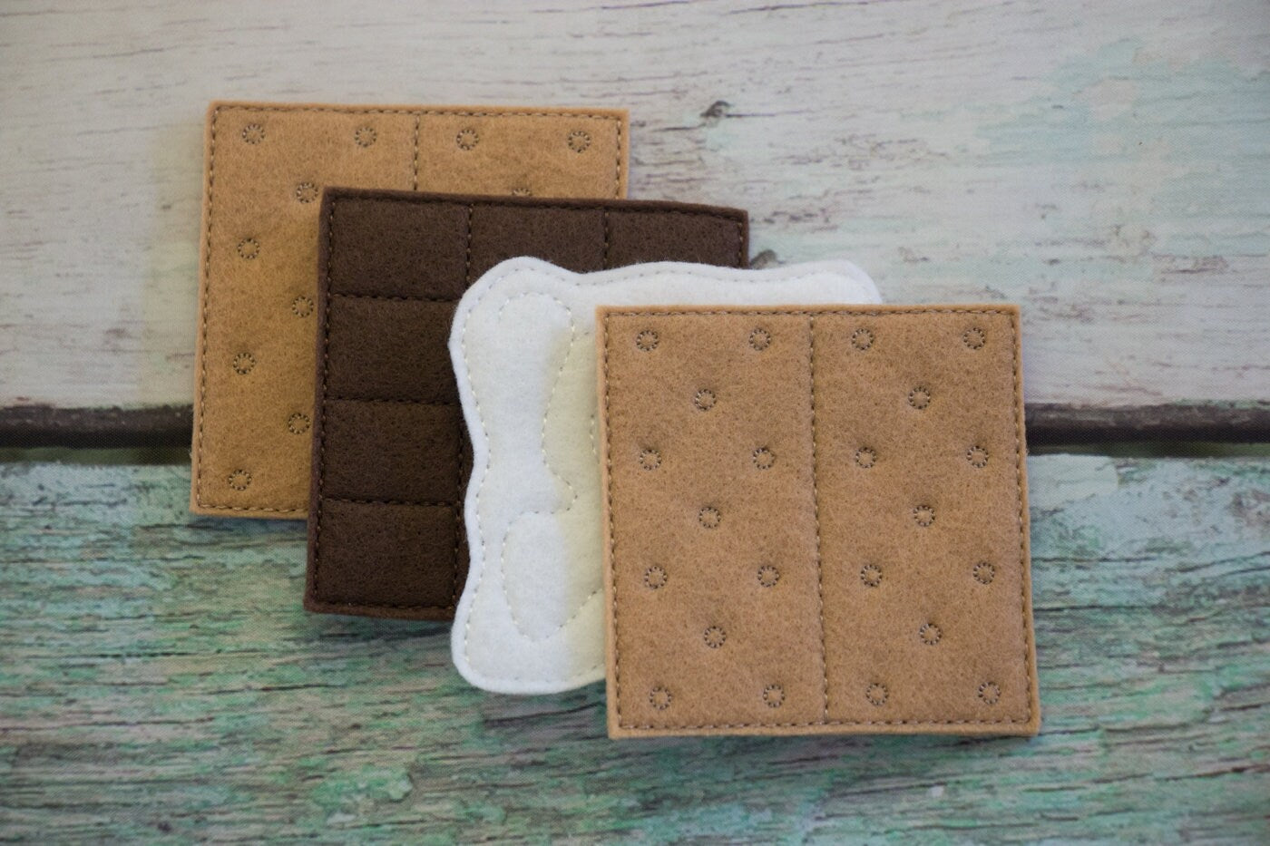 Smores Felt Play Food