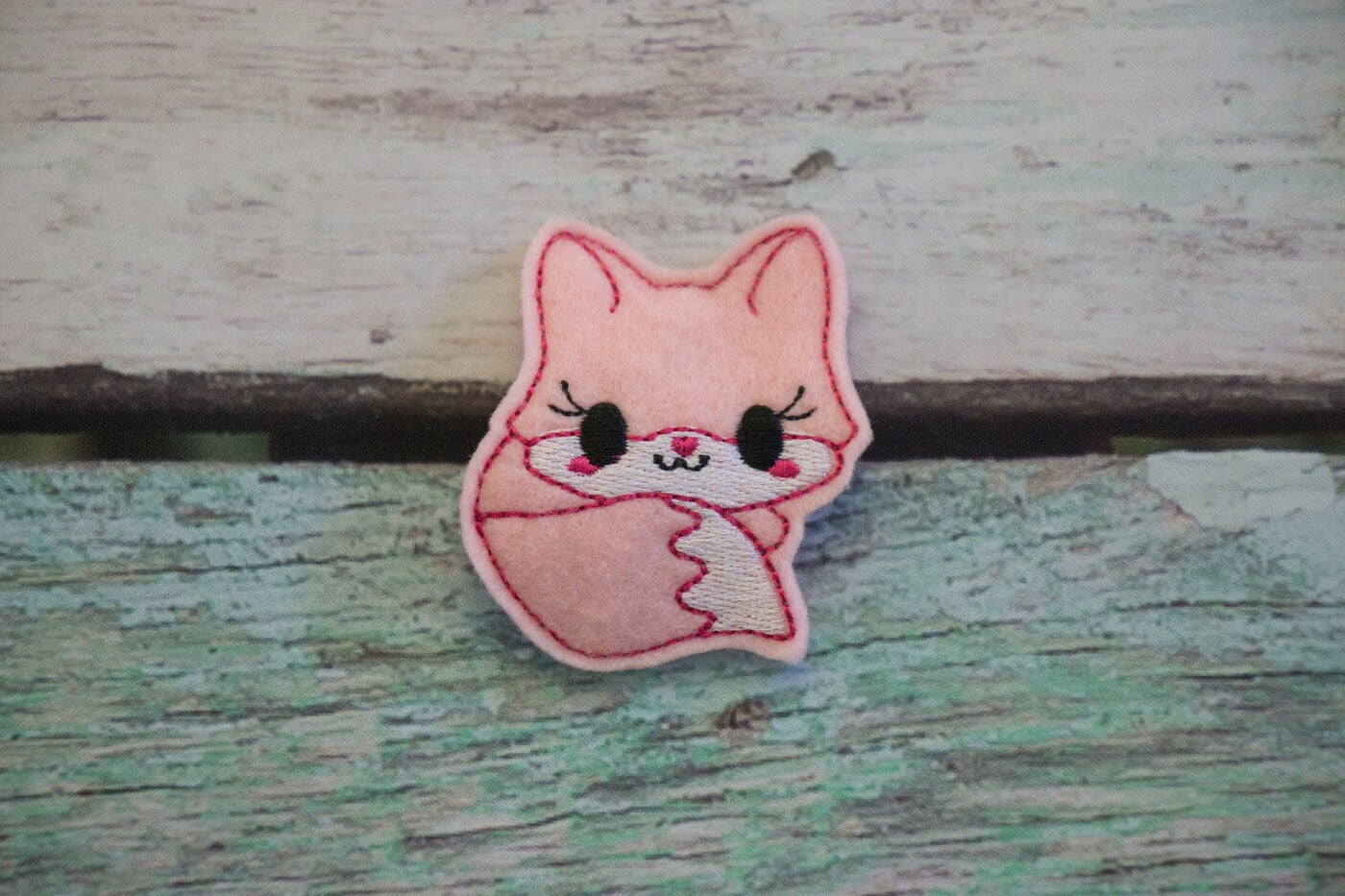 Fox Felt Snap Hair Clip