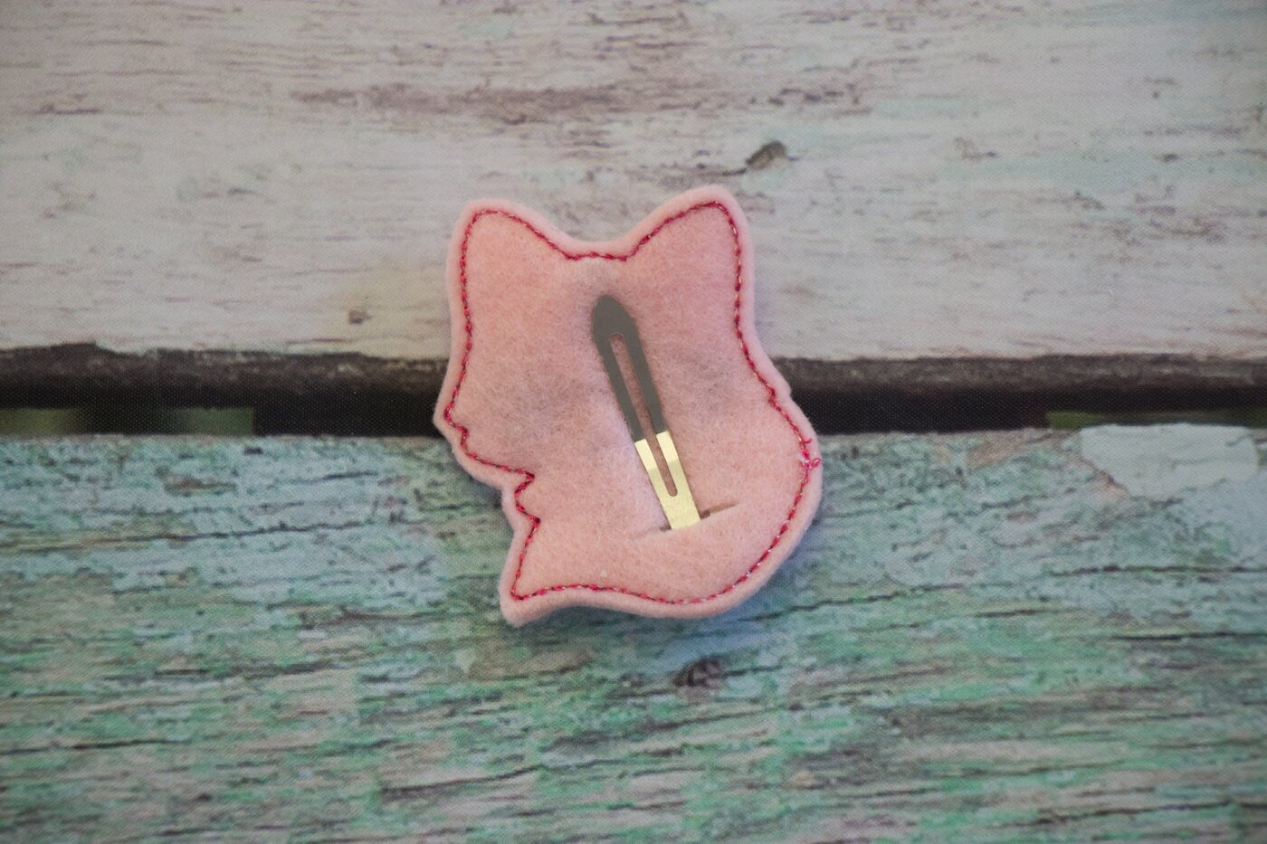 Fox Felt Snap Hair Clip