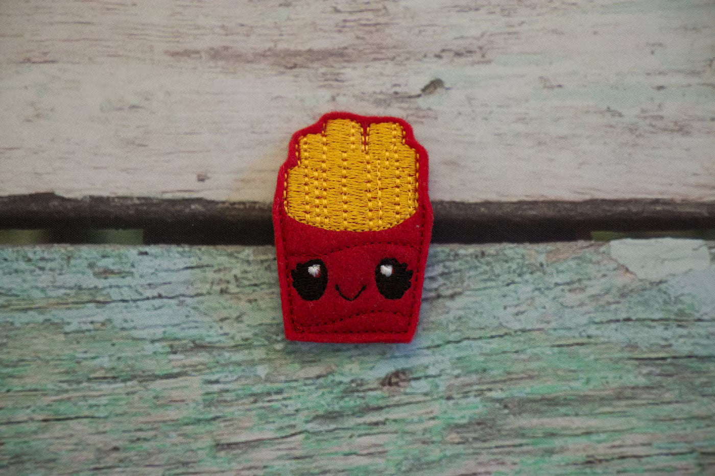 Fries Felt Snap Hair Clip