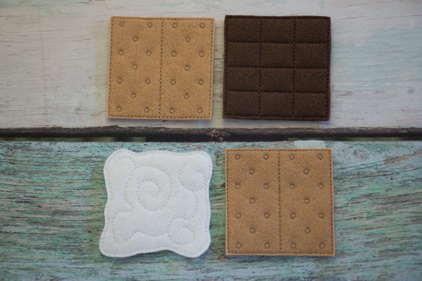 Smores Felt Play Food