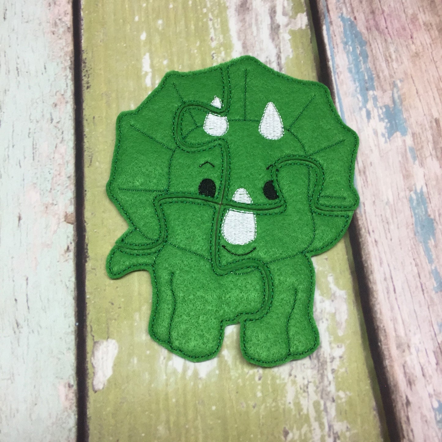 Dino Triceratops Felt Puzzle