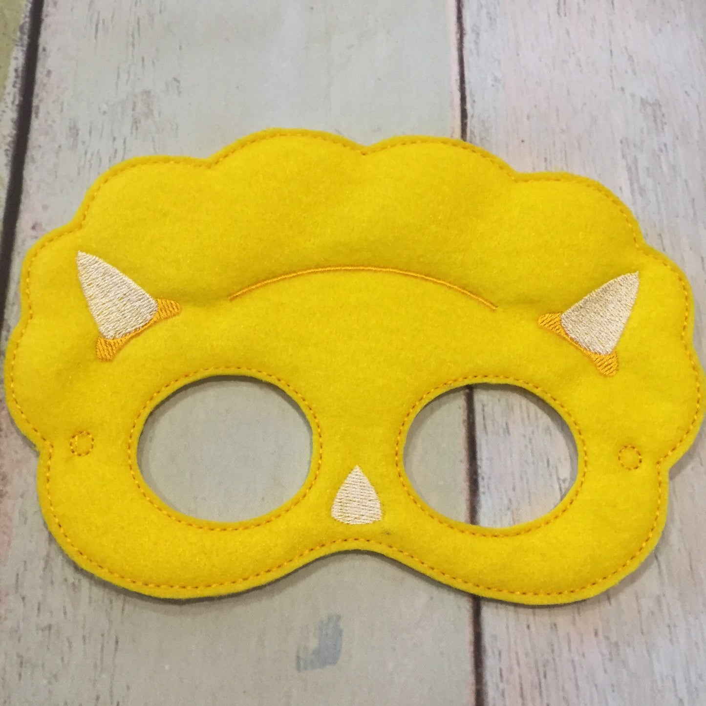 Triceratops Dinosaur Felt Play Mask