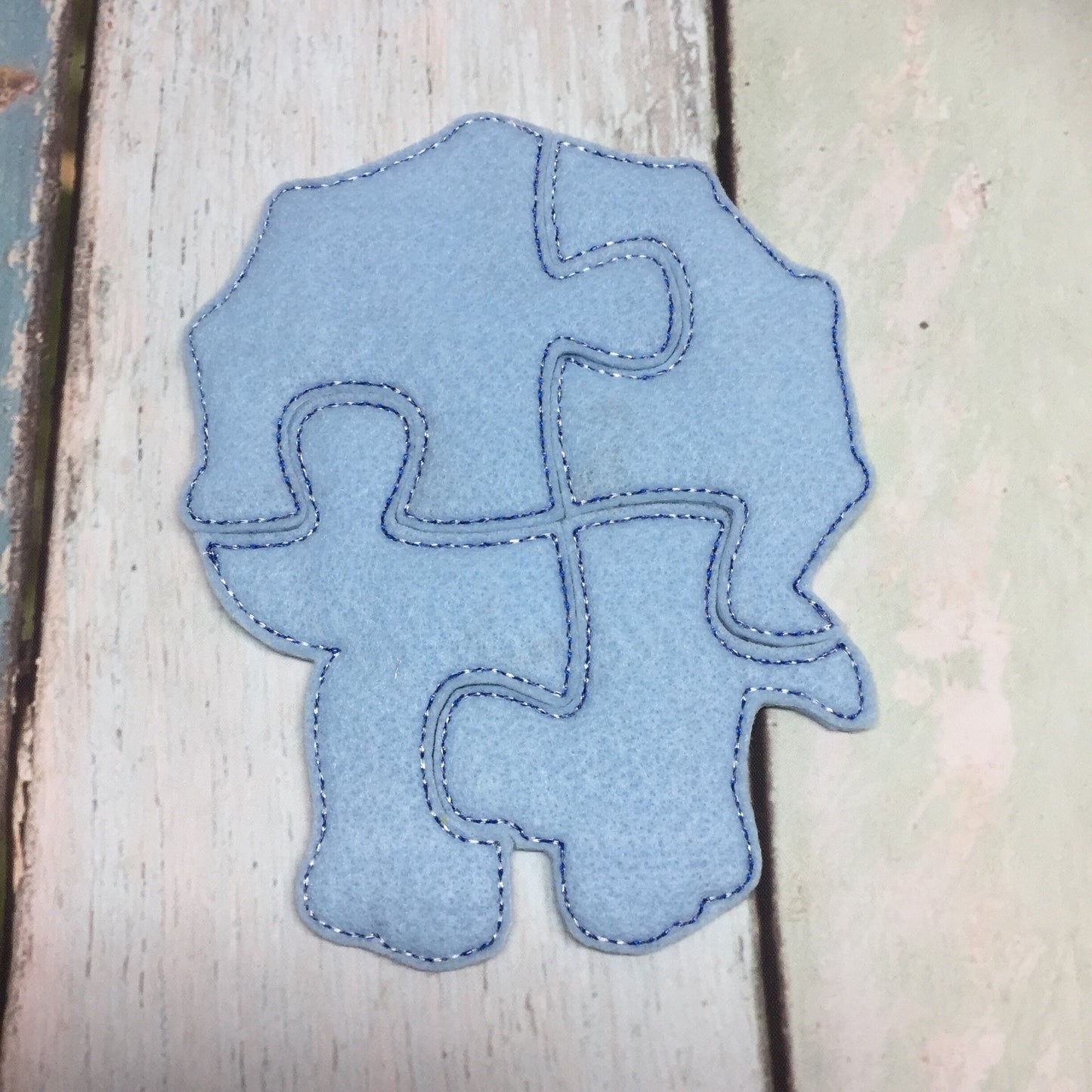 Dino Triceratops Felt Puzzle