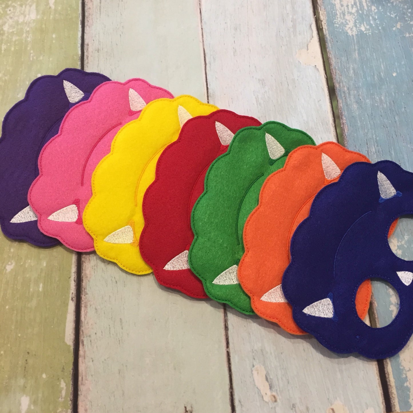 Triceratops Dinosaur Felt Play Mask