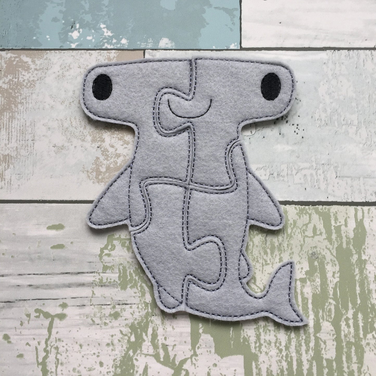 Hammerhead Shark Felt Puzzle