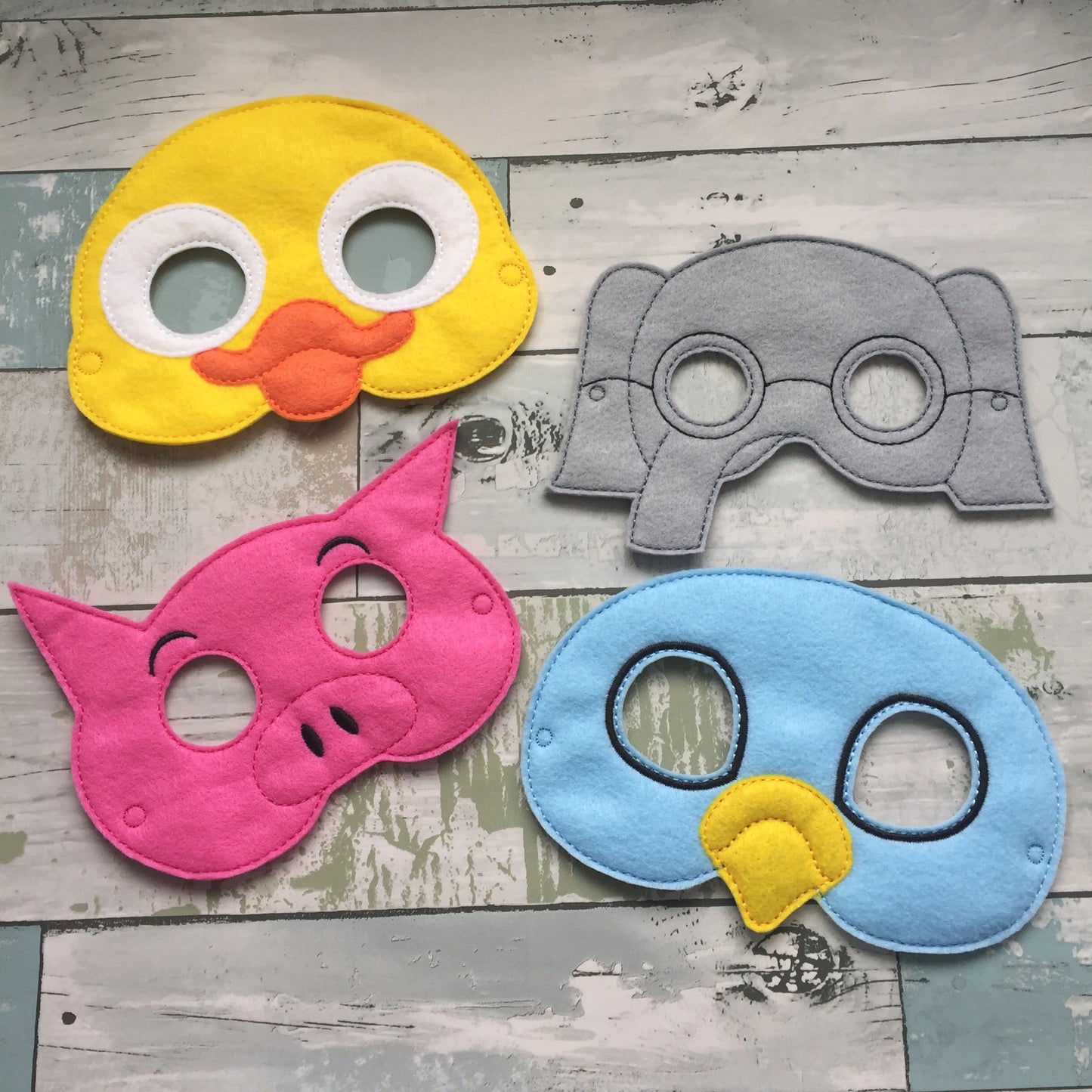 Animal Friends Felt Play Masks