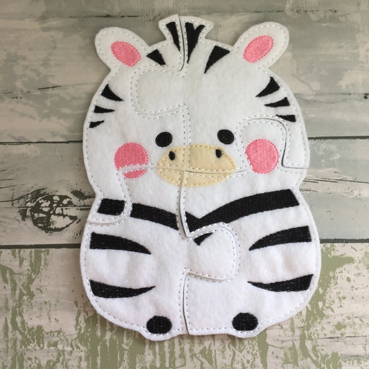 Zebra Felt Puzzle