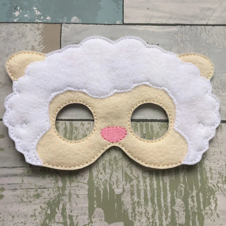 Sheep Felt Play Mask