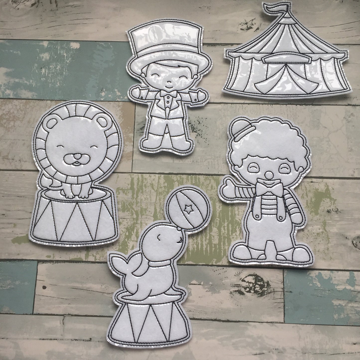 Circus Set 1 Colouring Dolls