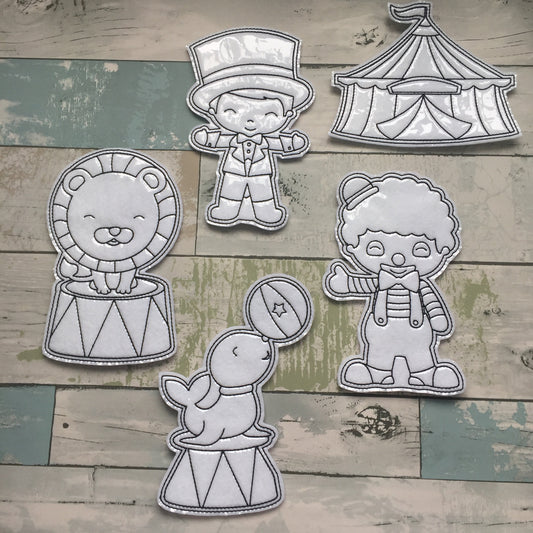 Circus Set 1 Colouring Dolls