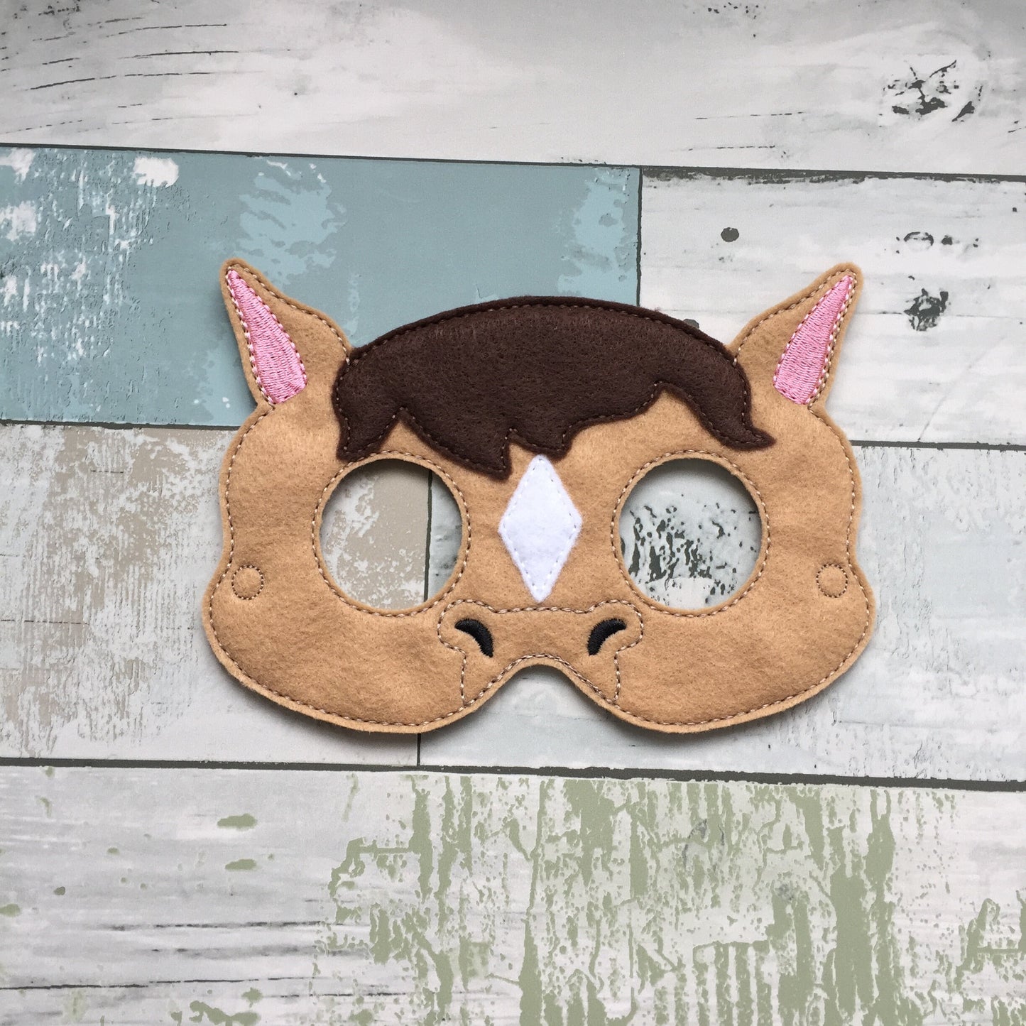 Horse Felt Play Mask