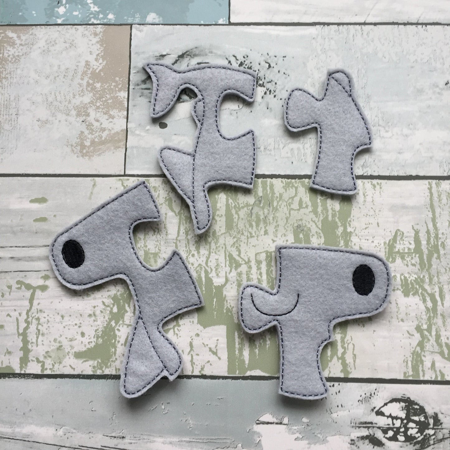 Hammerhead Shark Felt Puzzle