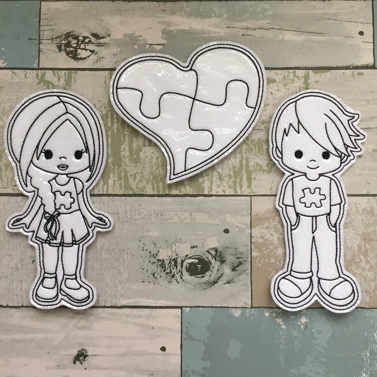 Autism Kids Colouring Dolls