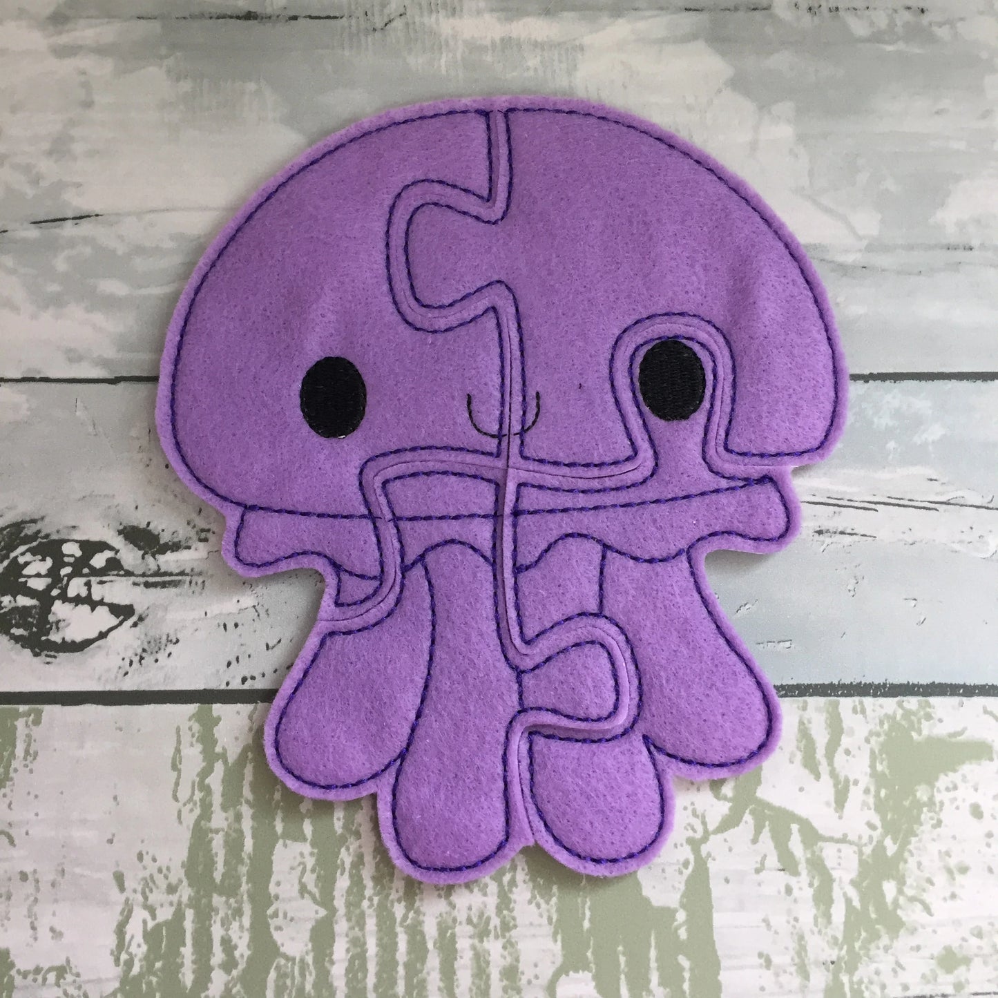 Jellyfish Felt Puzzle