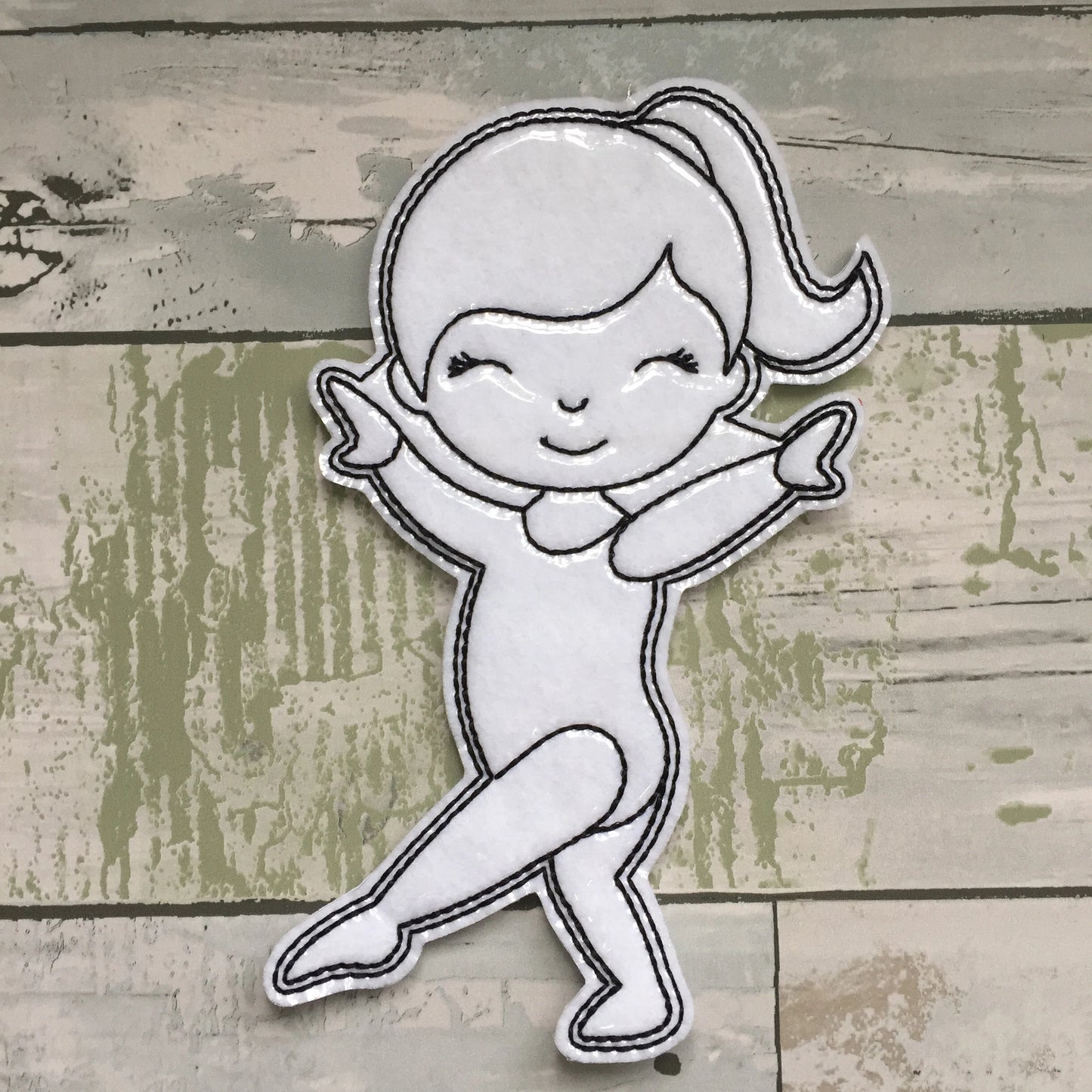 Gymnastics Colouring Dolls