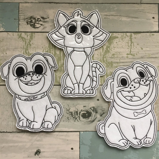 Animal Friends Colouring Dolls