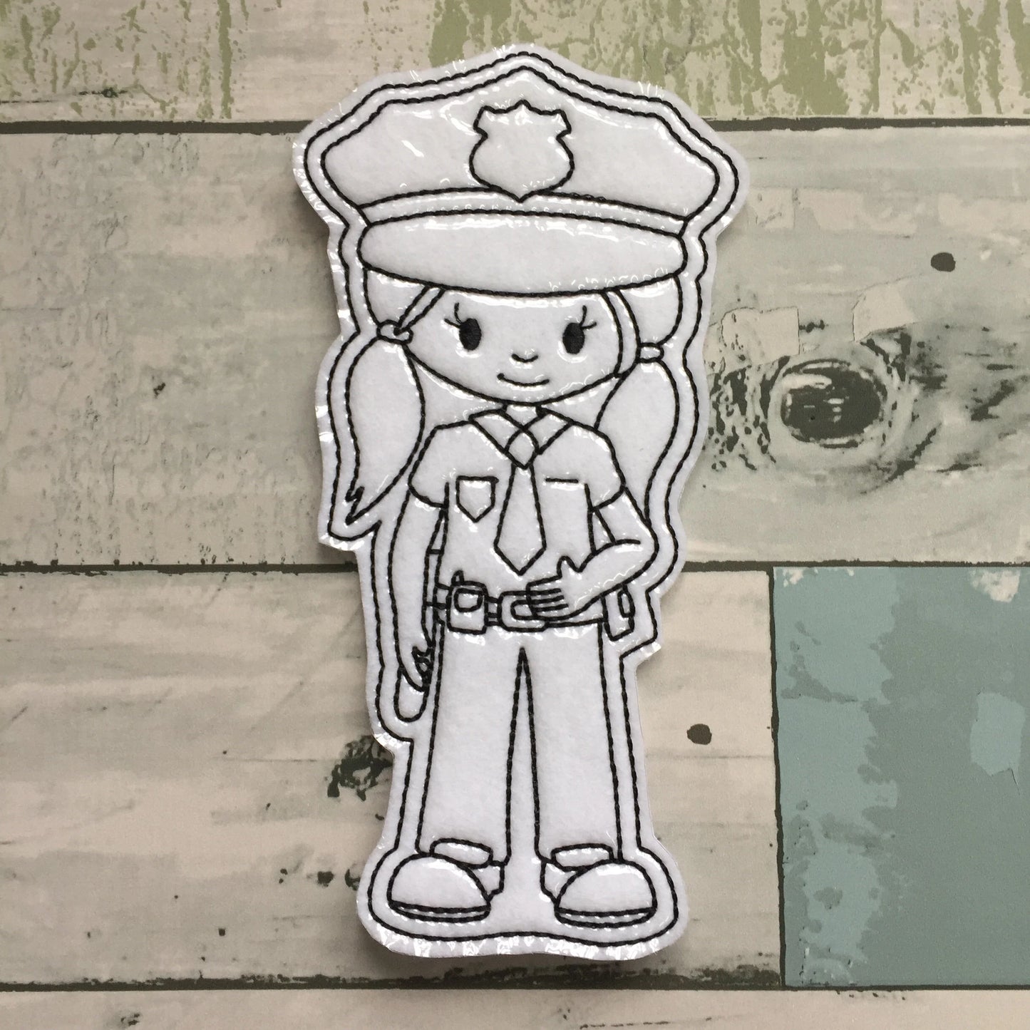 Police Set 1 Colouring Dolls