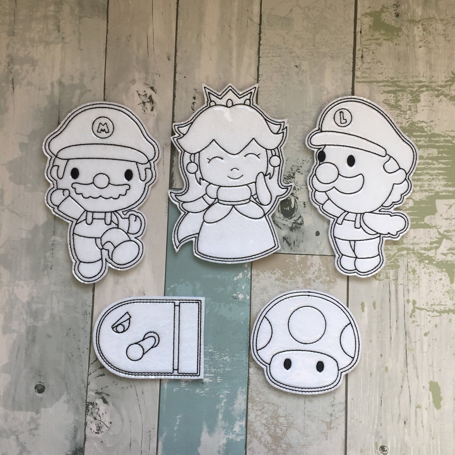 Plumber Colouring Dolls, Set #2