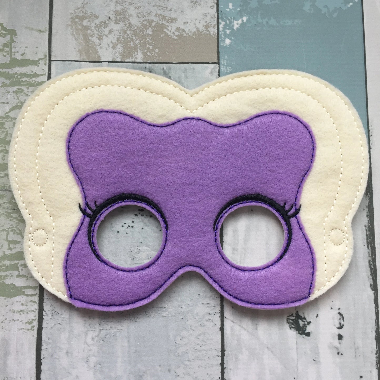 Peanut Butter and Jelly Felt Play Masks