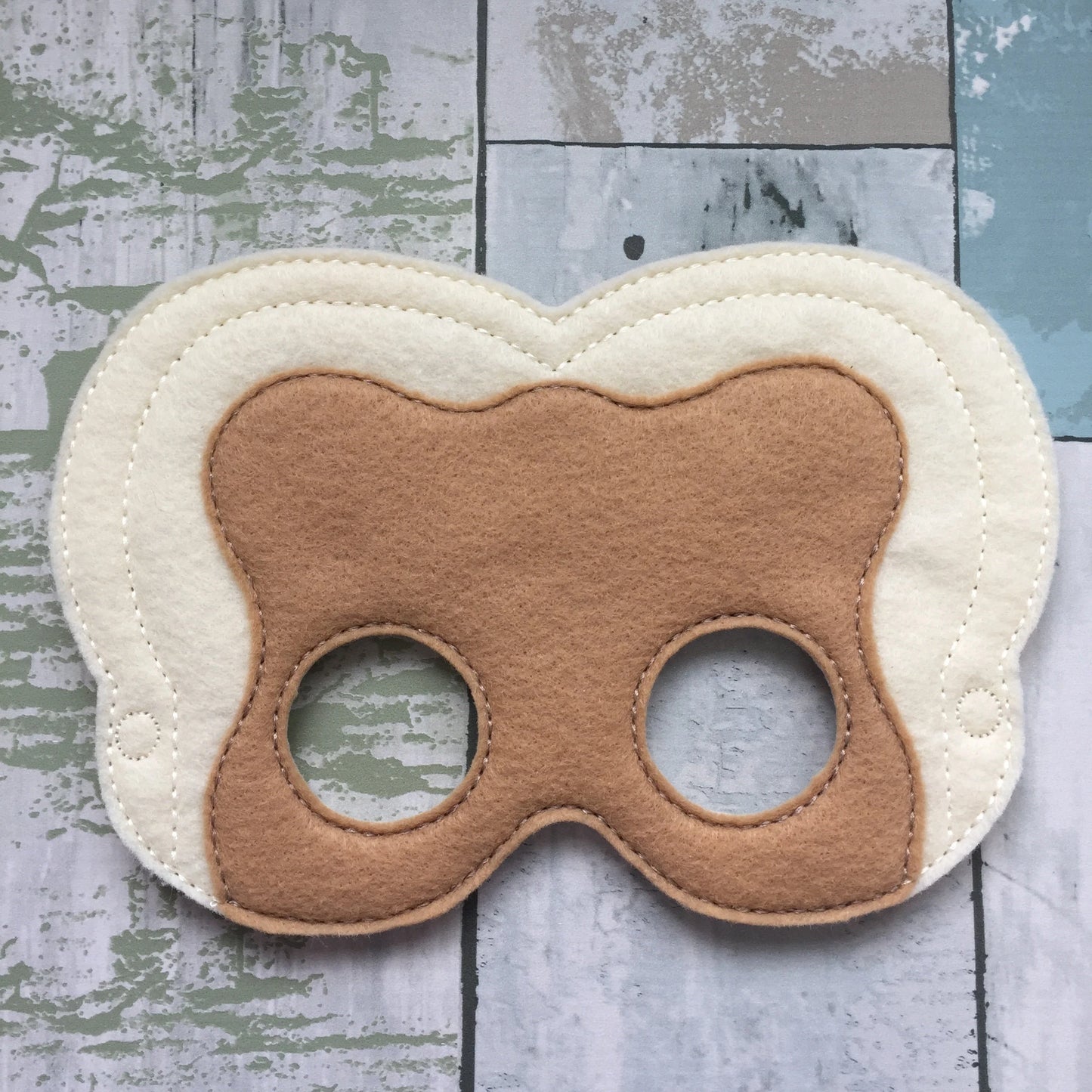 Peanut Butter and Jelly Felt Play Masks