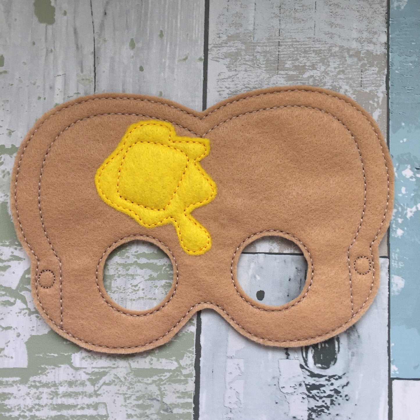Egg and Buttered Toast Felt Masks