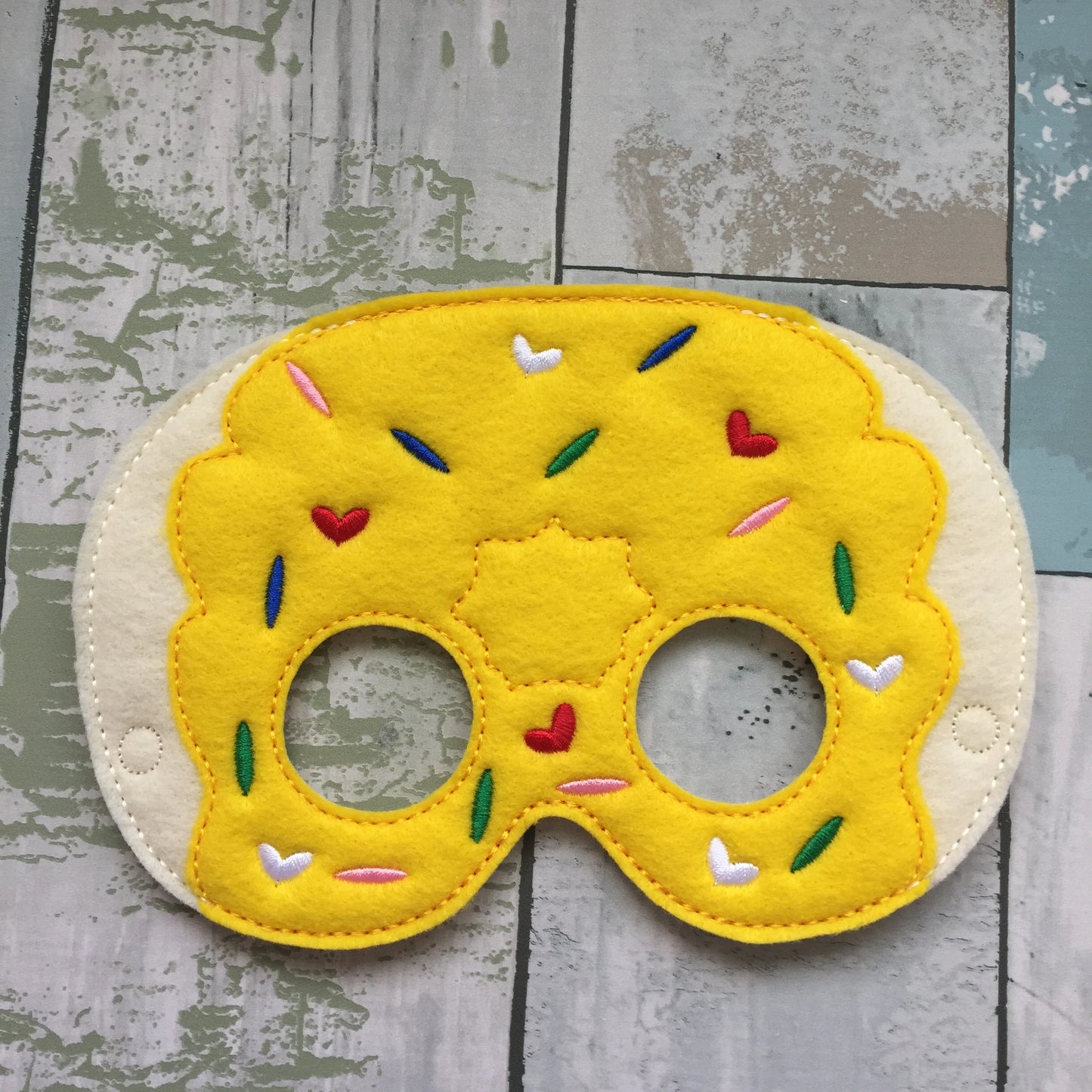Cinnamon Bun and Doughnut Felt Masks