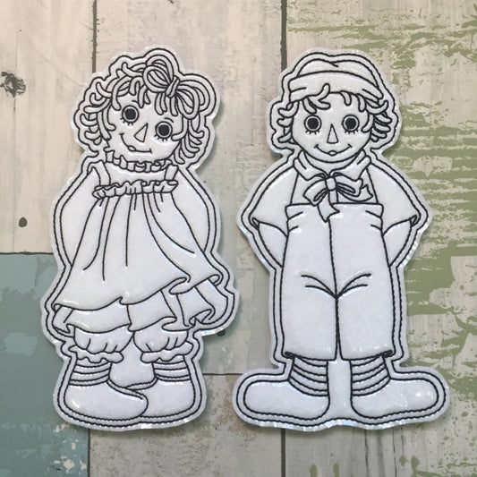 Dolls Colouring Dolls