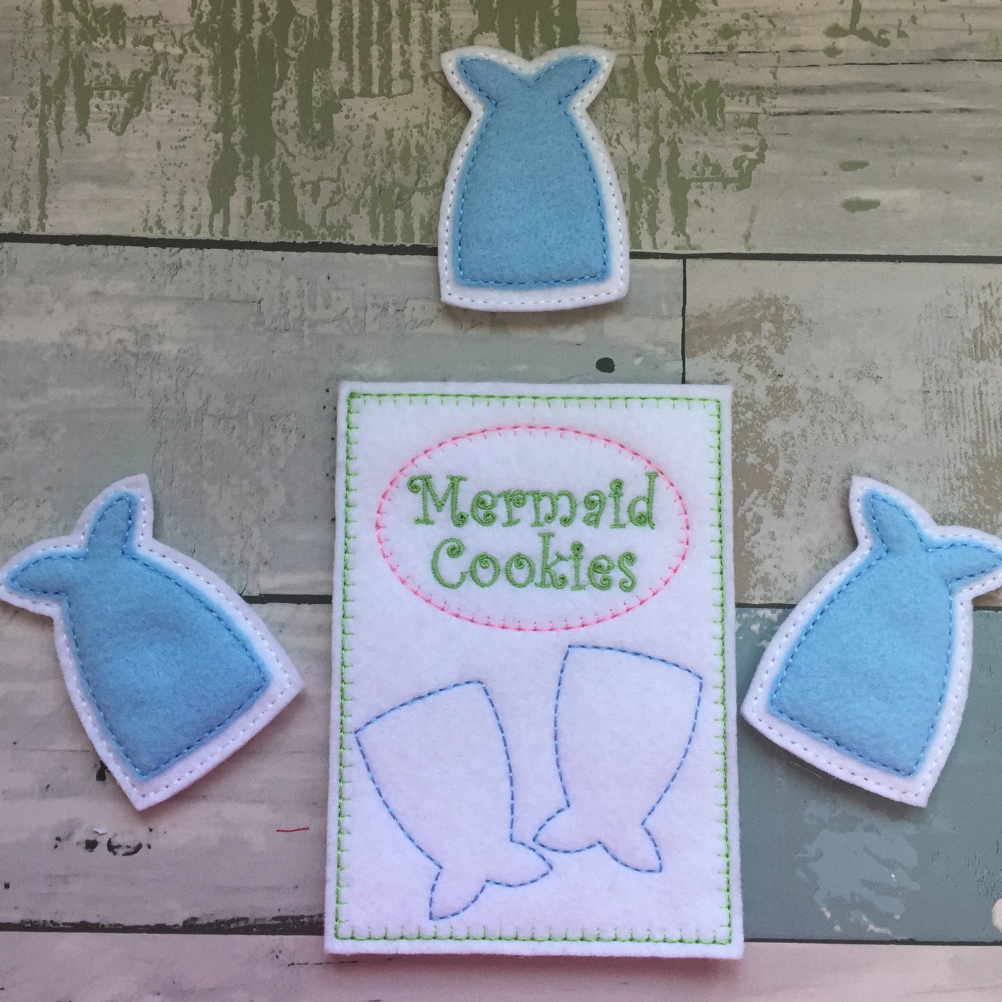 Mermaid Cookies Felt Play Food