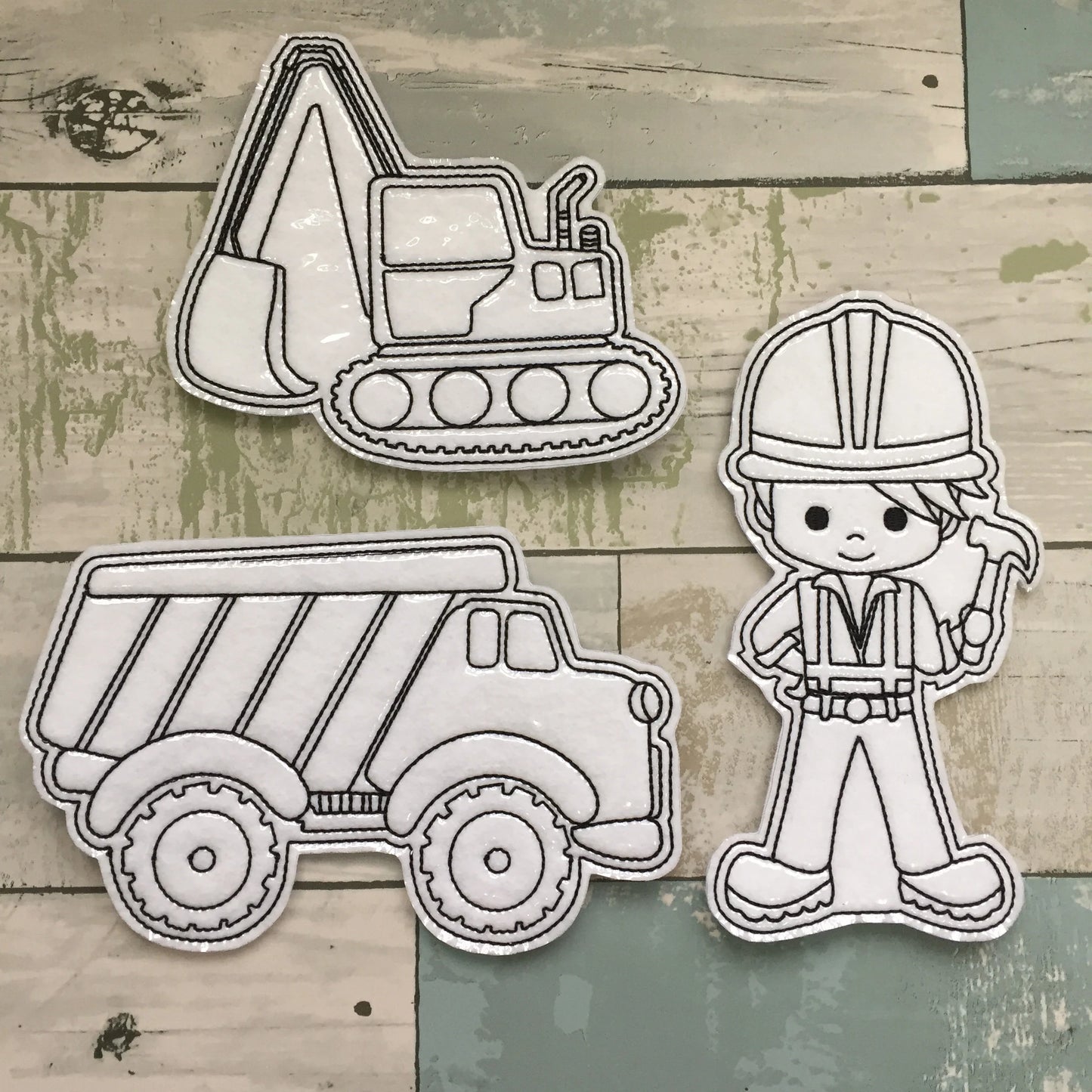 Construction Set 1 Colouring Dolls
