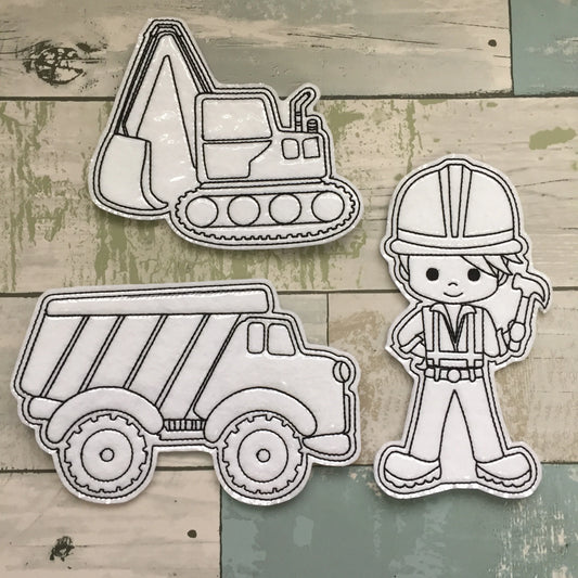 Construction Set 1 Colouring Dolls