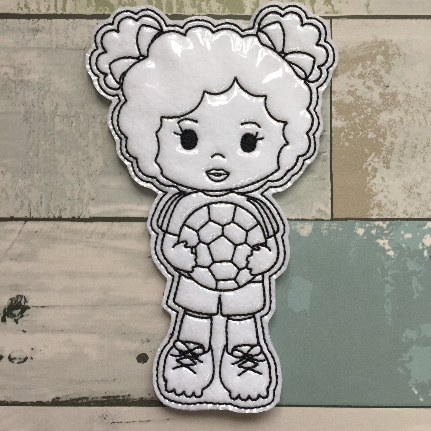 Soccer Kids Colouring Dolls