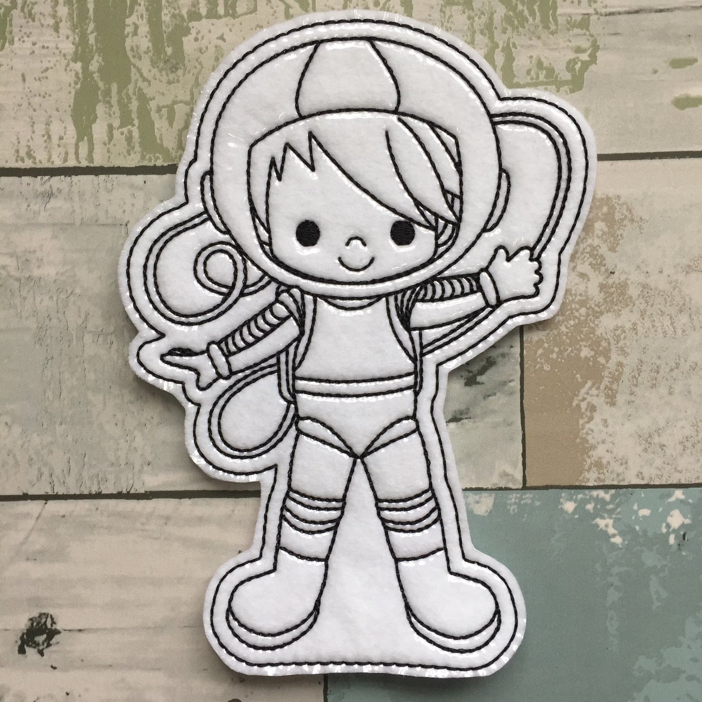 Space Set 1 Colouring Dolls