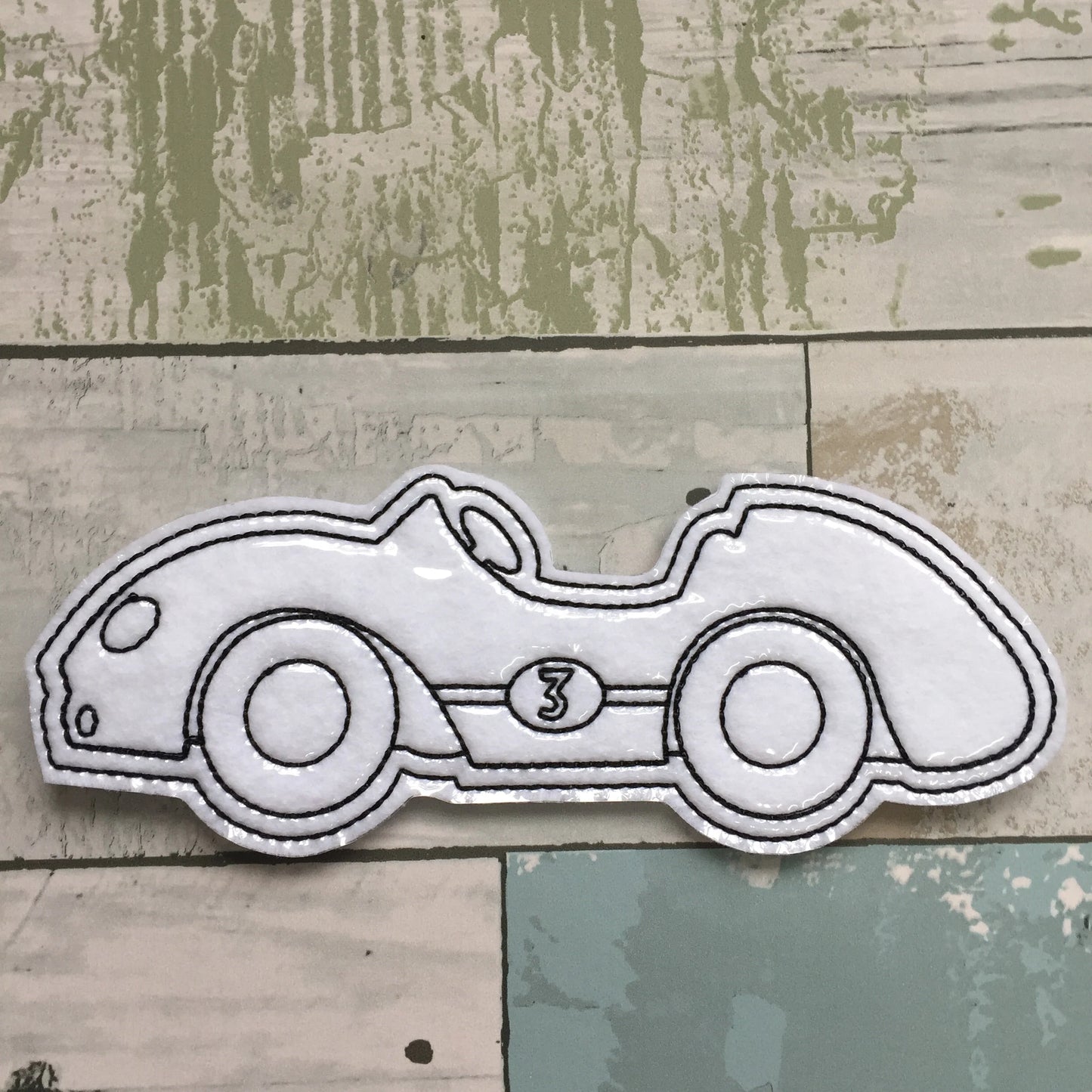 Race Car Colouring Dolls