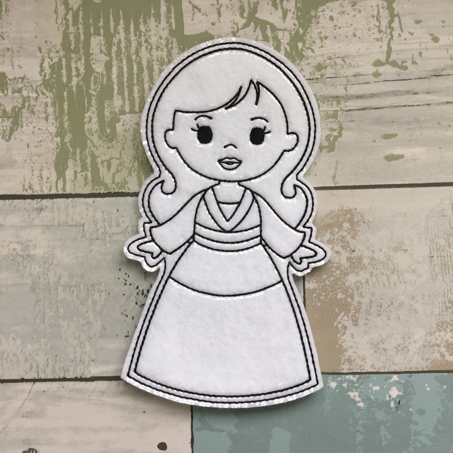 Princess Set 12 Colouring Dolls