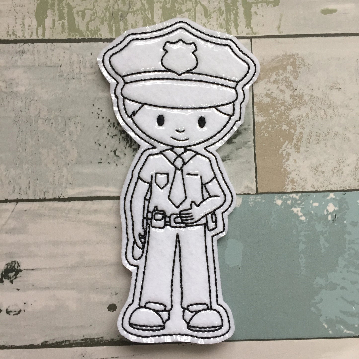 Police Set 1 Colouring Dolls