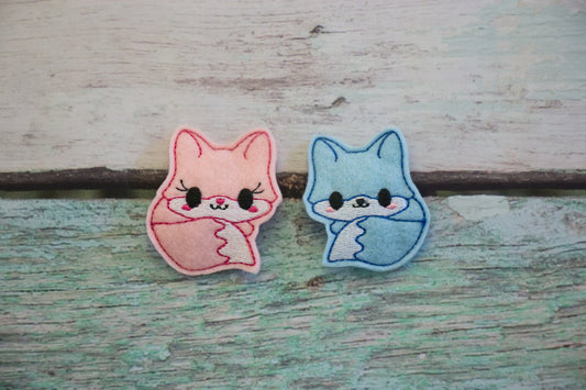Fox Felt Snap Hair Clip