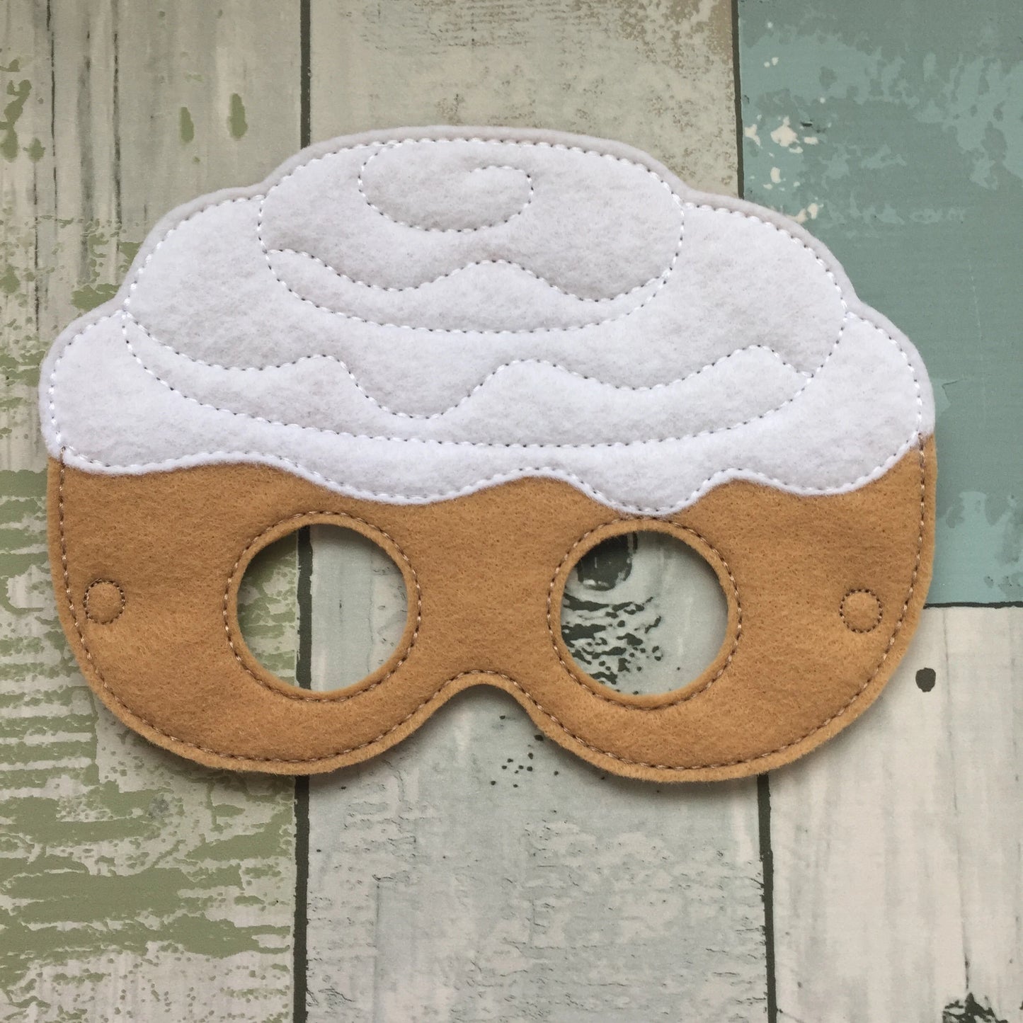 Cinnamon Bun and Doughnut Felt Masks