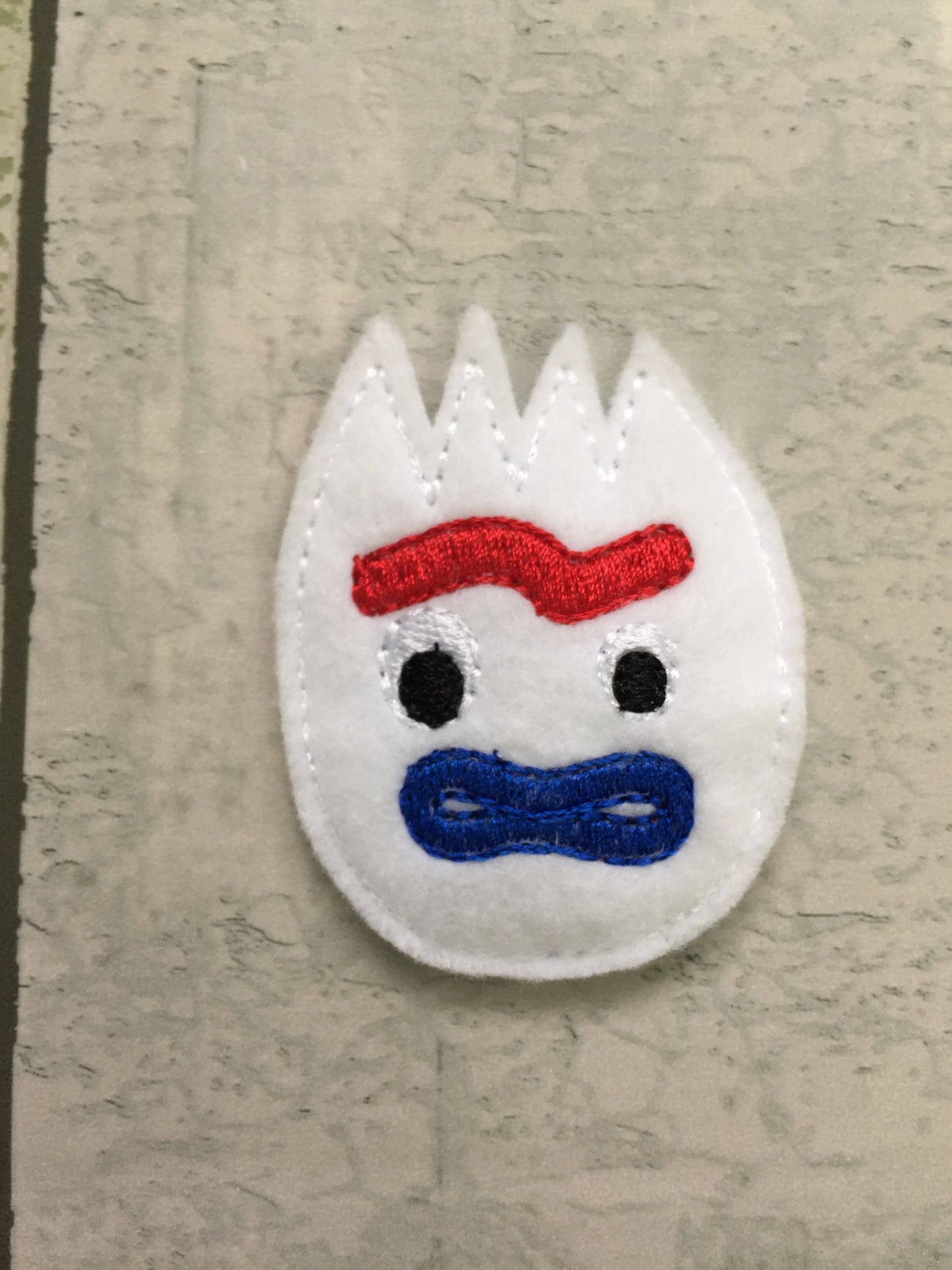 Spork Felt Snap Hair Clip