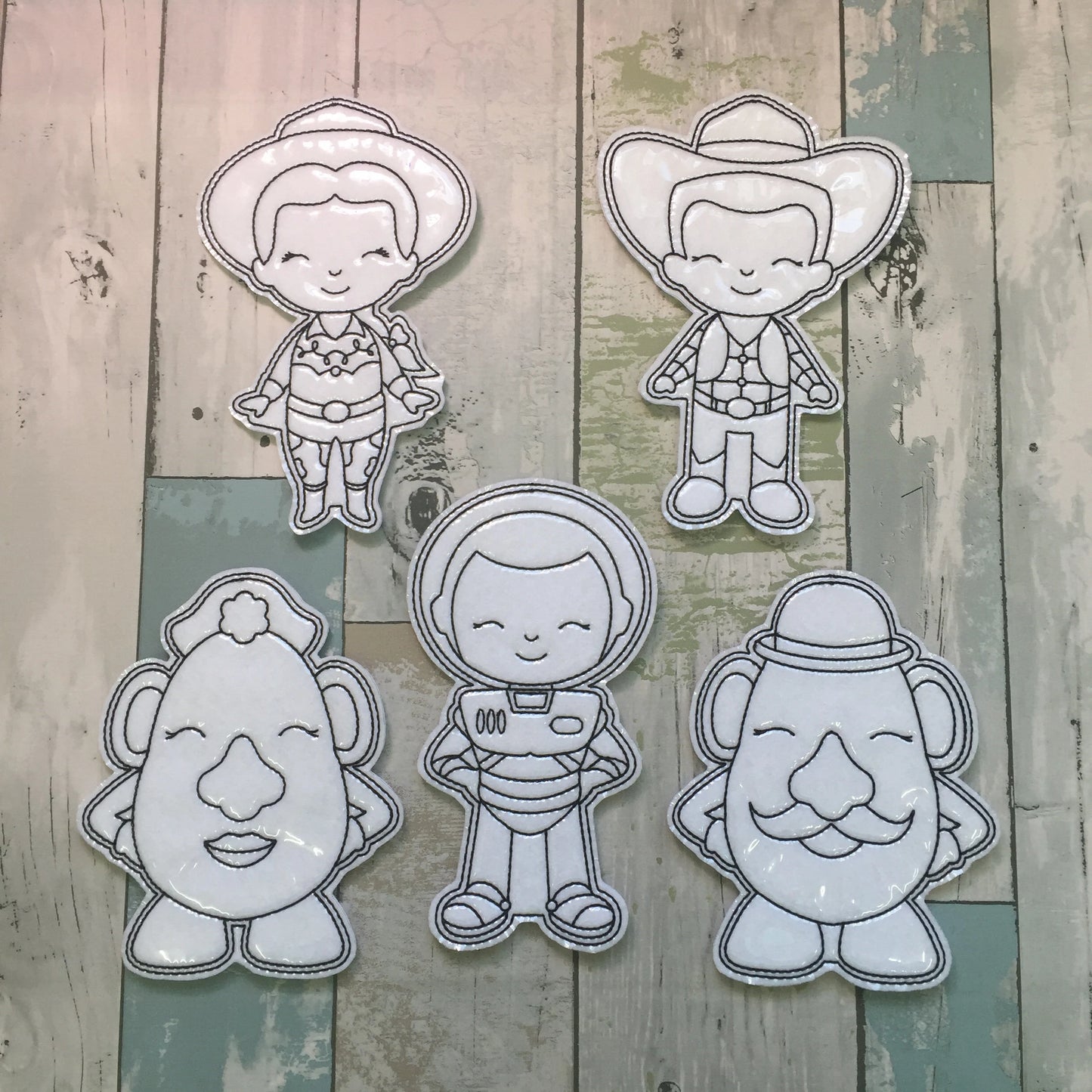 Playtime Friends Set 1 Colouring Dolls