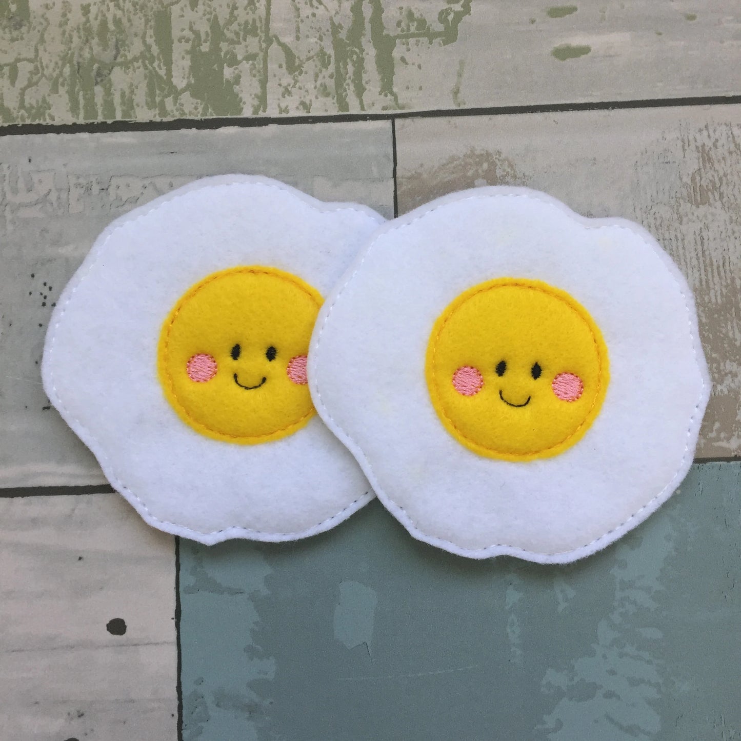 Bacon & Eggs Felt Play Food