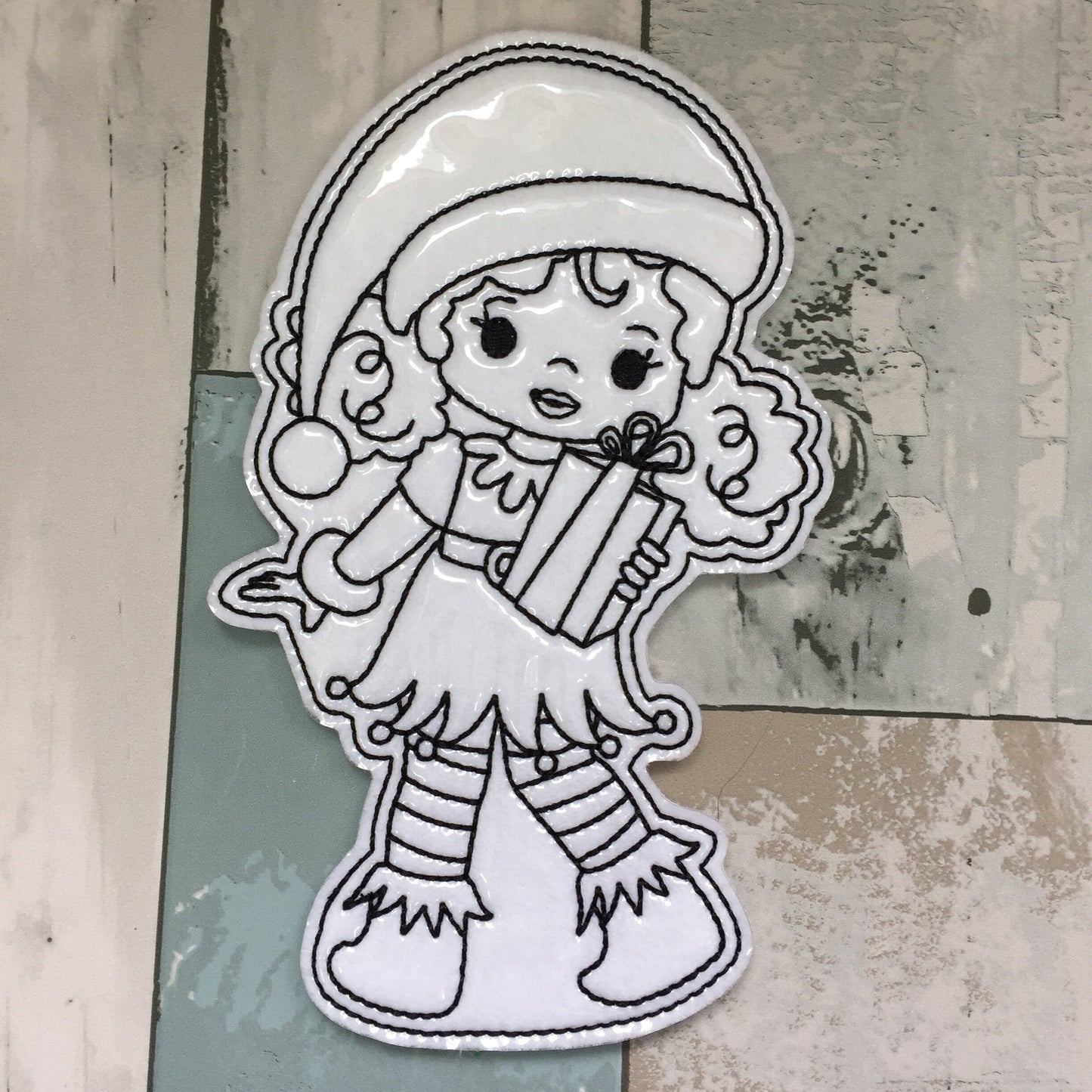 Elf Colouring Dolls