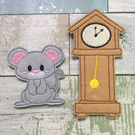 Hickory Dickory Dock Finger Puppets